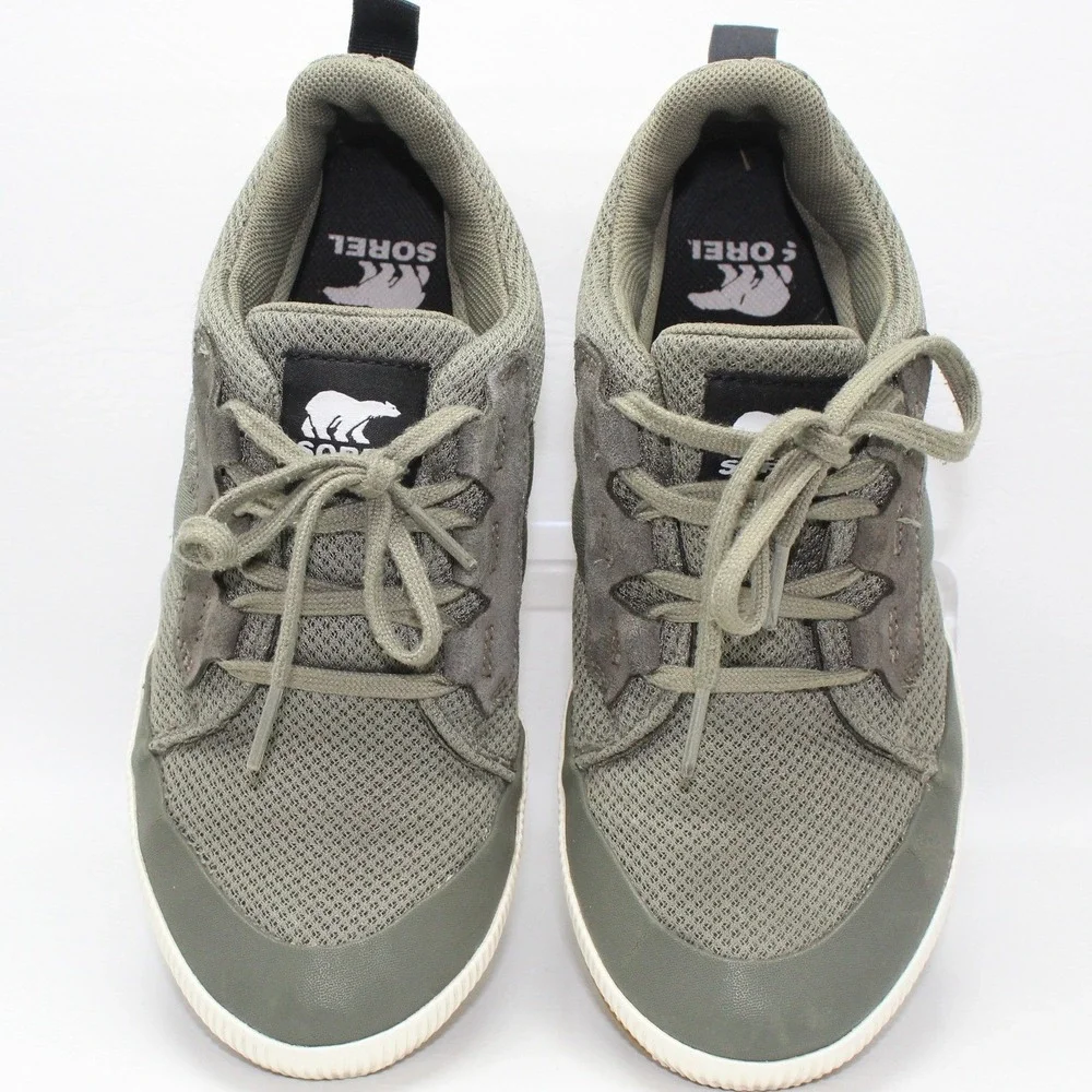 Sorel‎ Out N About III Low Waterproof Sneakers Sage Green Womens 7.5 NL4860-397